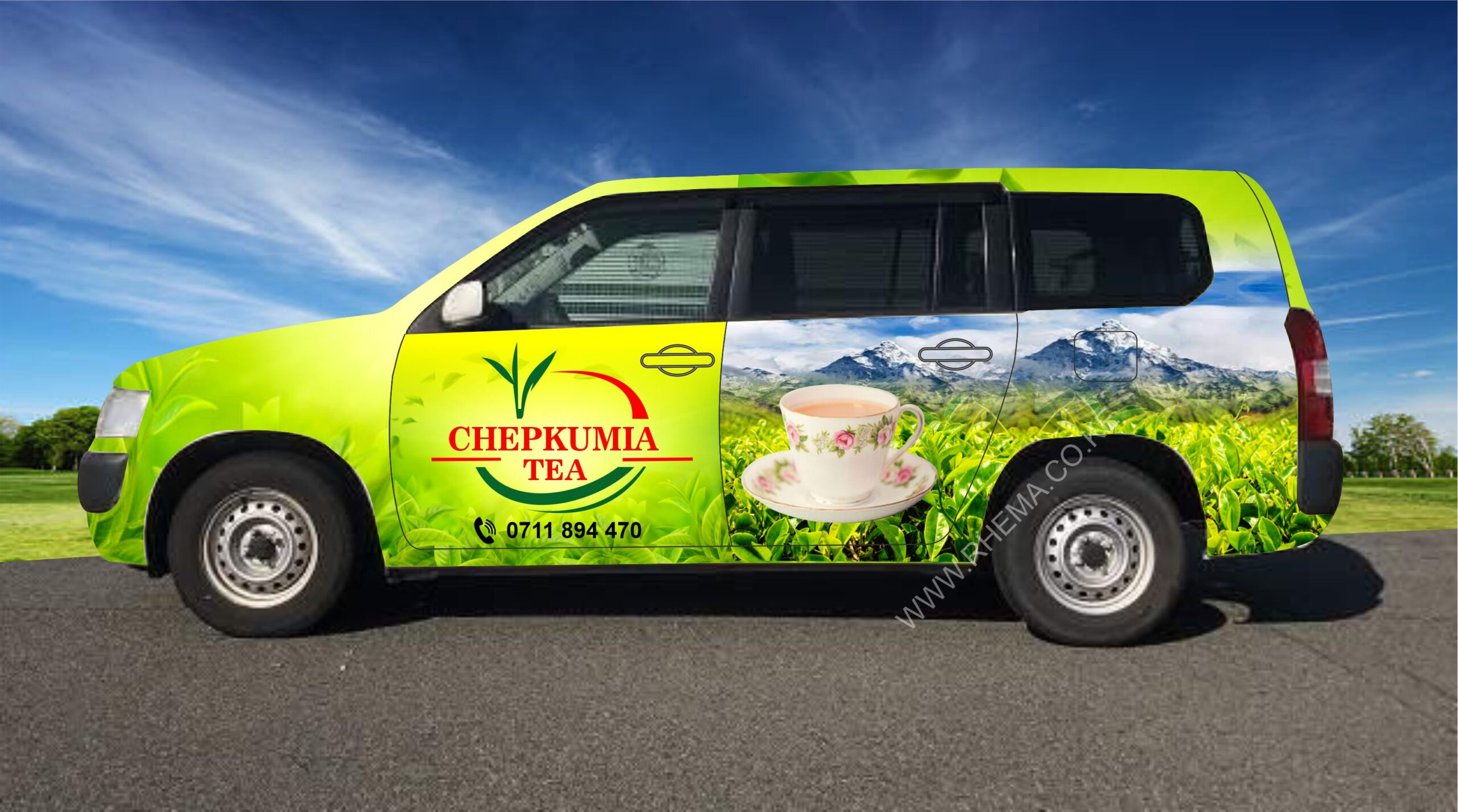 Branded vehicle