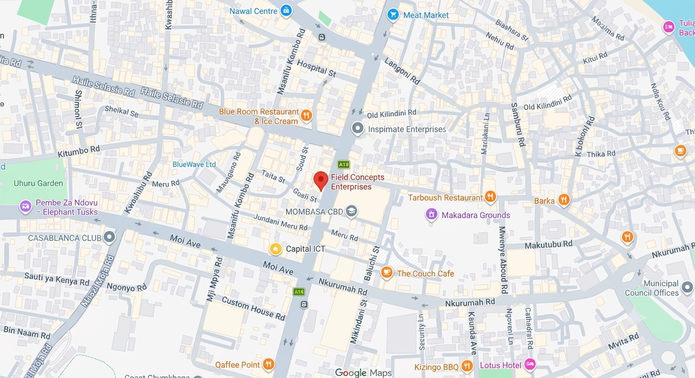 Field Concepts Ltd location map